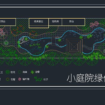 小庭院绿化设计图