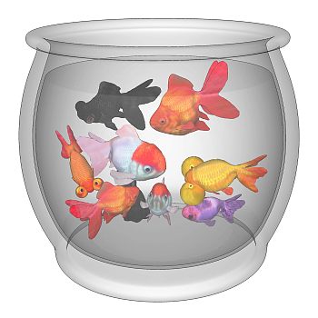 金鱼玻璃水缸
