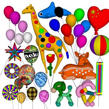 现代儿童卡通庆典氢气球组合