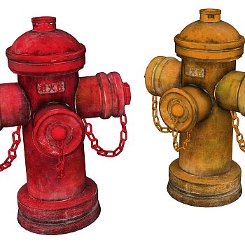 工业风复古消防栓