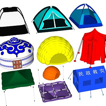 现代帐篷遮阳棚蒙古包