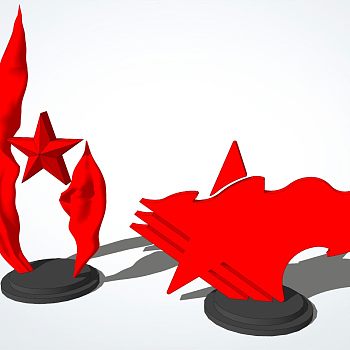 党建红星雕塑