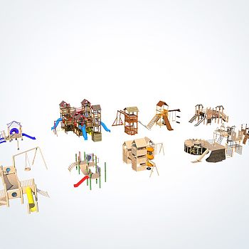 木质儿童娱乐器材